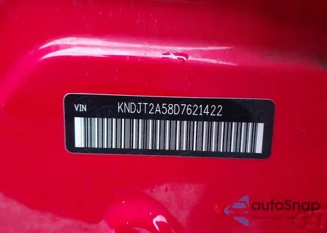 2013 Kia Soul z USA, uszkodzony, nr VIN KNDJT2A58D7621422